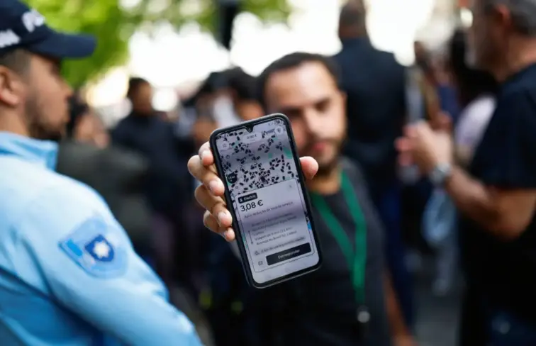 Protesto TVDE em Lisboa